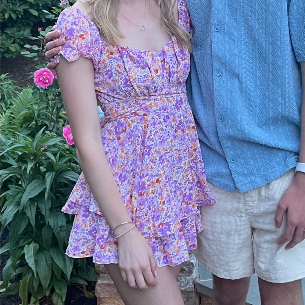 Floral Ruffle Romper